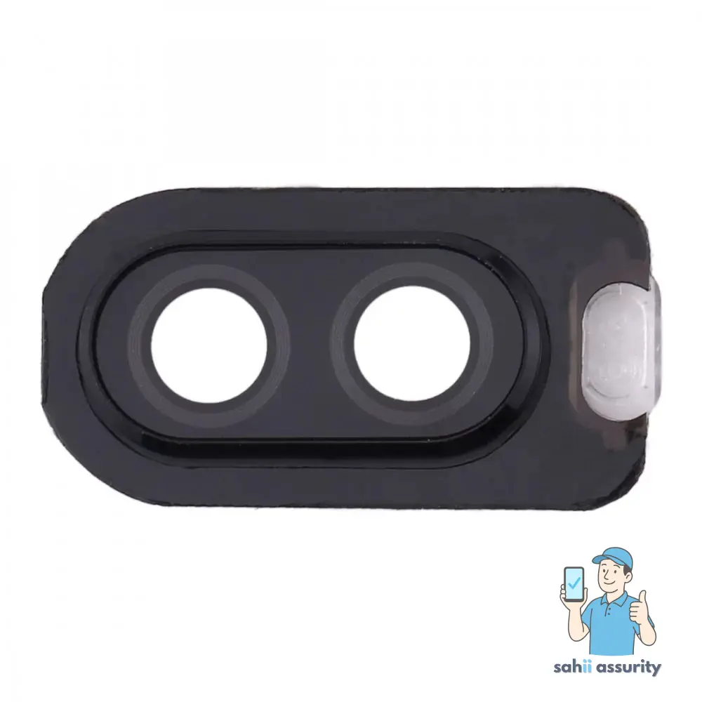 Camera Lens Glass with Frame for OnePlus 6 Grey